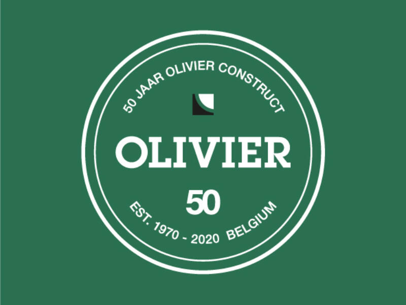 Olivier Construct 50jaar Embleem v1 RGB Green bg lores